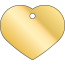 Large Heart - Gold